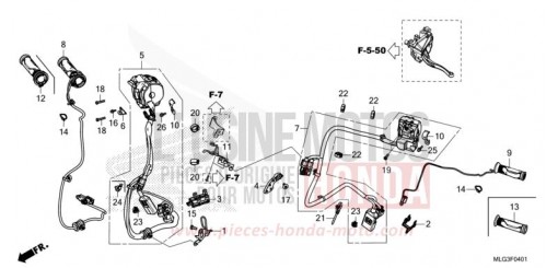 SCHALTER/KABEL (DCT) CRF1100D2N de 2022